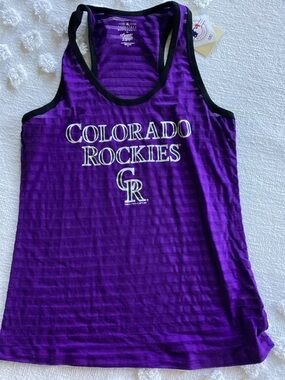 NWT-Genuine Merchandise Colorado Rockies womens tank top -SZ M
@5